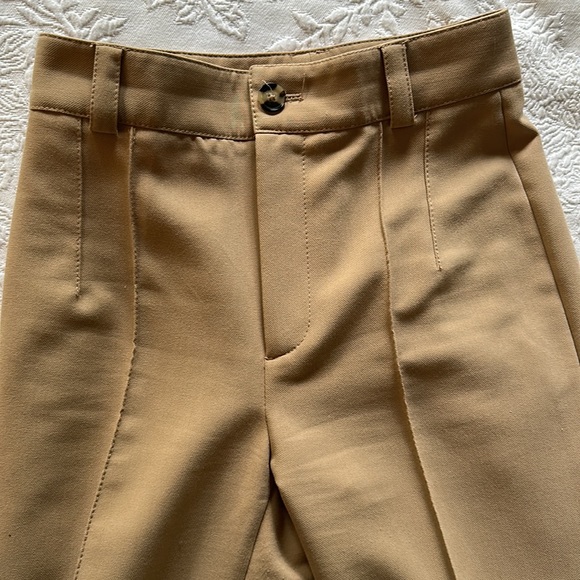 Zara tan wide leg Trousers - Picture 2 of 2